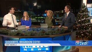 KIMT News 3 says goodbye to Brandon Cote