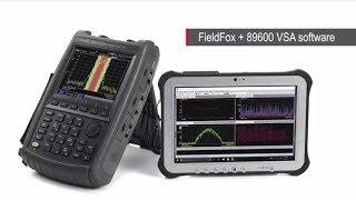 Keysight FieldFox Handheld RF Microwave Analyzer Plus 89600 VSA Software