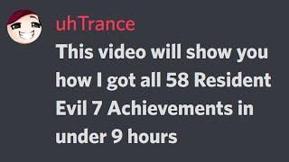 All Achievements, One Speedrun | Resident Evil 7