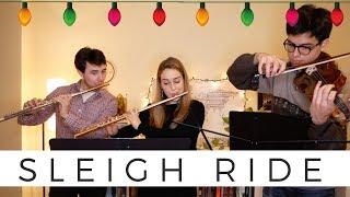 SLEIGH RIDE for two flutes & violin | @katieflute + friends