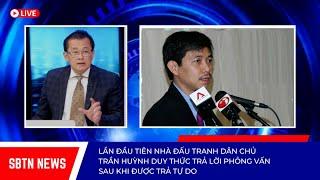 Lần đầu tiên nhà đấu tranh dân chủ Trần Huỳnh Duy Thức trả lời phỏng vấn sau khi được trả tự do