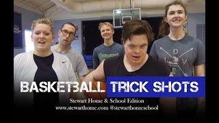 Amazing Basketball Trick Shots - Stewart Home & School Edition