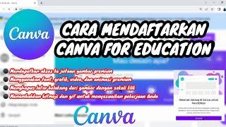 CARA MENDAFTAR CANVA FOR EDUCATION II CANVA PRO GRATIS II DIAHS UTAMI