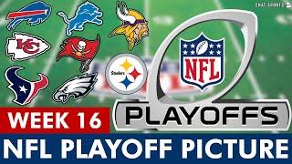 NFL Playoff Picture: NFC & AFC Clinching Scenarios, Wild Card Standings Entering Week 16 Of 2024