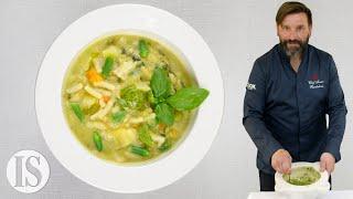 Minestrone Soup in a Ligurian Michelin Restaurant with Ivano Ricchebono - The Cook*