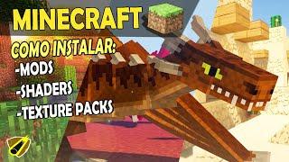 Poner Mods, shaders y Texture packs en Minecraft - Tutorial - Premiun y no Premiun