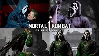 Mortal Kombat 1 Khaos Reigns - Ghostface Fatalities on All Characters (4K 60FPS)