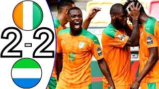 Ivory Coast vs Sierra Leone|Cote D'Ivoire Sierra Leone All Goals & Highlights