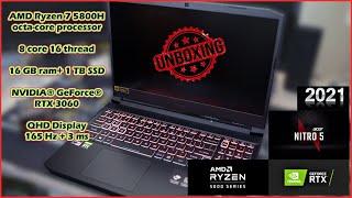 Acer Nitro 5 2021 | Ryzen 7 5800H+ RTX 3060 | Unboxing & Full Specification | 1st Time On YouTube