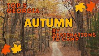 5 Awesome State Parks to camp in Geargia for the Autum Fall Color Changes