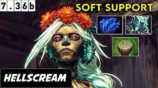 Hellscream Muerta Soft Support - Dota 2 Patch 7.36b Pro Pub Gameplay