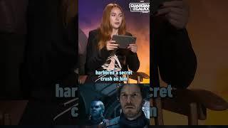 Karen Gillan reacts to the Nebula/Quill ship #guardiansofthegalaxy #marvel #mcu #guardians #shorts