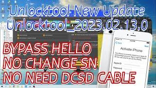 (Unlocktool New Update) Bypass Hello NO CHANGE SN, NO DCSD iPhone 6S Plus IOS 15.7.3 by UNLOCKTOOL