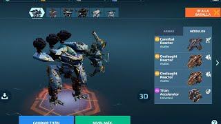 New Titan Bersagliere with 3x Kraken Maha Vajra Maxed Gameplay War Robots WR