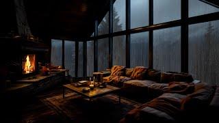 Thunder and Rain Sounds in the Attic Room / Rain Sounds help you Relax and Reduce Stress Effectively