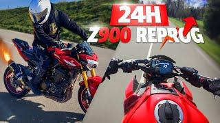 24H ON A MOTORCYCLE WITH A Z900 REPROG 