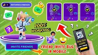 How To do Friend Invite Bug in Mobile  PK XD || PK XD frind invite bug 100% working in one mobile