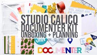 Unboxing and Project Planning - Studio Calico "One for the Books" Documenter Kit