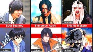 Perbandingan Rurouni Kenshin/Samurai X Anime VS Live Action [] Rurouni Kenshin Comparison Video