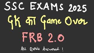 STARTING GK FRB 2.0 FOR ALL SSC EXAMS 2025