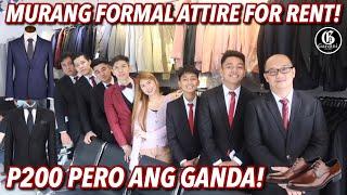 P200 FORMAL ATTIRE FOR RENT?! MURA PERO MAGANDA ANG QUALITY! COAT & TIE | VLOG#85 Candy Inoue ️