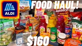 Aldi grocery haul $160! New Garlic Herb Shrimp | January Aldi shopping haul