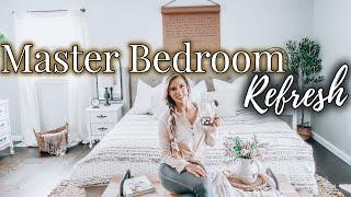 MASTER BEDROOM REFRESH! MASTER BEDROOM MAKEOVER