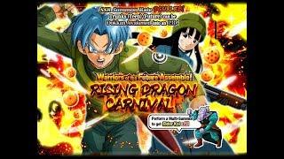 [Dokkan Festival] 1000 Dragon Stones Dragon Carnival Summons | LR Trunks&Mai | DBZ Dokkan Battle