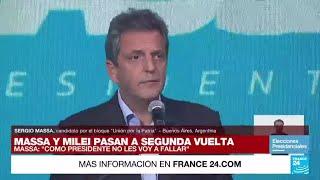 Sergio Massa: “Mi compromiso es construir más Argentina, más orden, más seguridad”