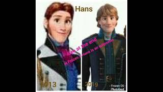 Frozen 2 Cast THEN AND NOW