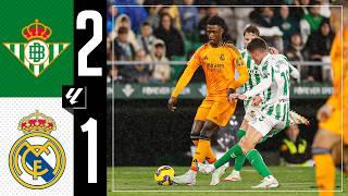 HIGHLIGHTS  Real Betis 2 1 Real Madrid  LaLiga 202425