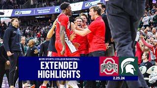 Ohio State at Michigan State: College Basketball Extended Highlights I CBS Sports