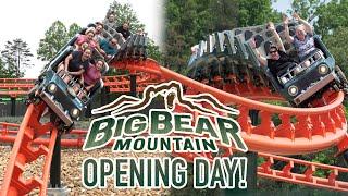 Riding Dollywood's Newest Roller Coaster! Big Bear Mountain Grand Opening Vlog | Reaction & Tour!