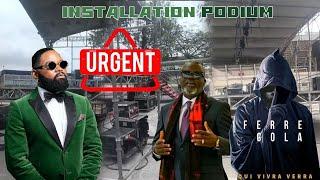 URGENT: SANGO INSTALLATION PODIUM A DÉMONTRÉ FORCE YA FERRE GOLA BIENTÔT NEW DATE PARIS LA DÉFENSE