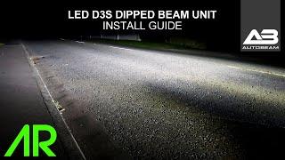 AUTOBEAM LED PERFORMANCE D3S DIPPED BEAM UNIT INSTALL! | FOCUS RS