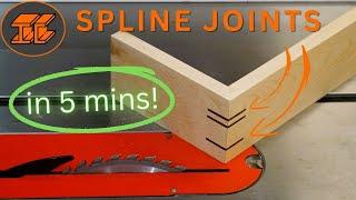 Ridiculously EASY Jig to Make Spline Joints for Your Box Corners!