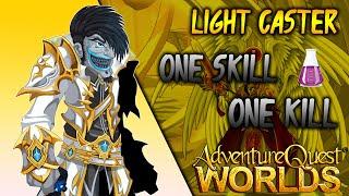 ONE SKILL ONE KILL ! 1VS1 Light Caster - AQW Indonesia