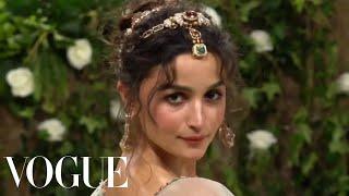 Alia Bhatt Wears a Sabyasachi Sari on the Met Gala 2024 Red Carpet