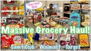 *New* Massive Two Week Grocery Haul/Sams Club, Walmart, and Target / June 2024 / Family of 4