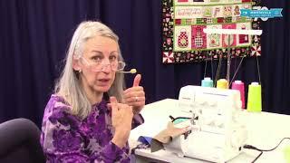 Janome 8002D Serger Overlock Lesson - Basic Operations