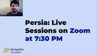 Free Persia (Iran) Live Session on Zoom at 7:30 PM | Register Yourself