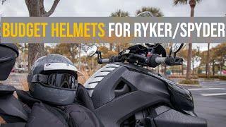 Best Budget Helmets for Can-Am Ryker and Spyder Riders