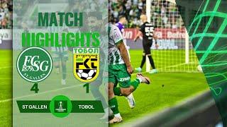 ST GALLEN 4 1 TOBOL HIGHLIGHTS | UEFA CONFERENCE LEAGUE 2nd QF ROUND | 25-07-2024