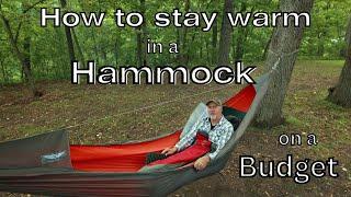 Hammock / Staying warm / on a budget / How to use a inflatable and a closed foam pad in the hammock