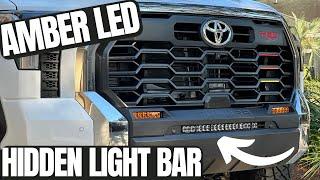 I Installed A Hidden Light Bar Onto My New Toyota Tundra