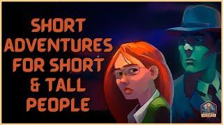 5 Short point-and-click adventure games under 5 hours