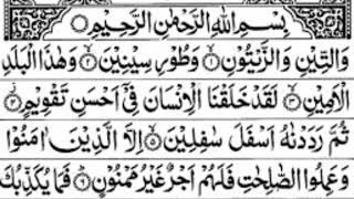 Beautiful recitation of surah Tin by Mishary Al Rafey