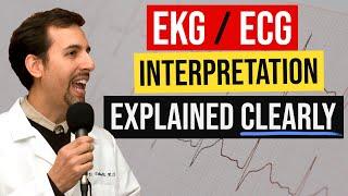 ECG Interpretation Made Easy - How to Read a 12 Lead EKG Systematically!