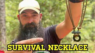 Paracord Survival Necklace / TEMU Series