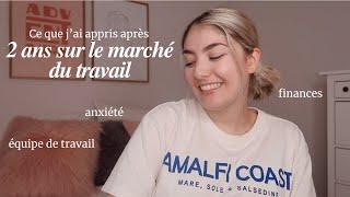 Ce que j’ai appris après 2 ans à travailler à temps plein (Anxiété, finances, équipe de travail)